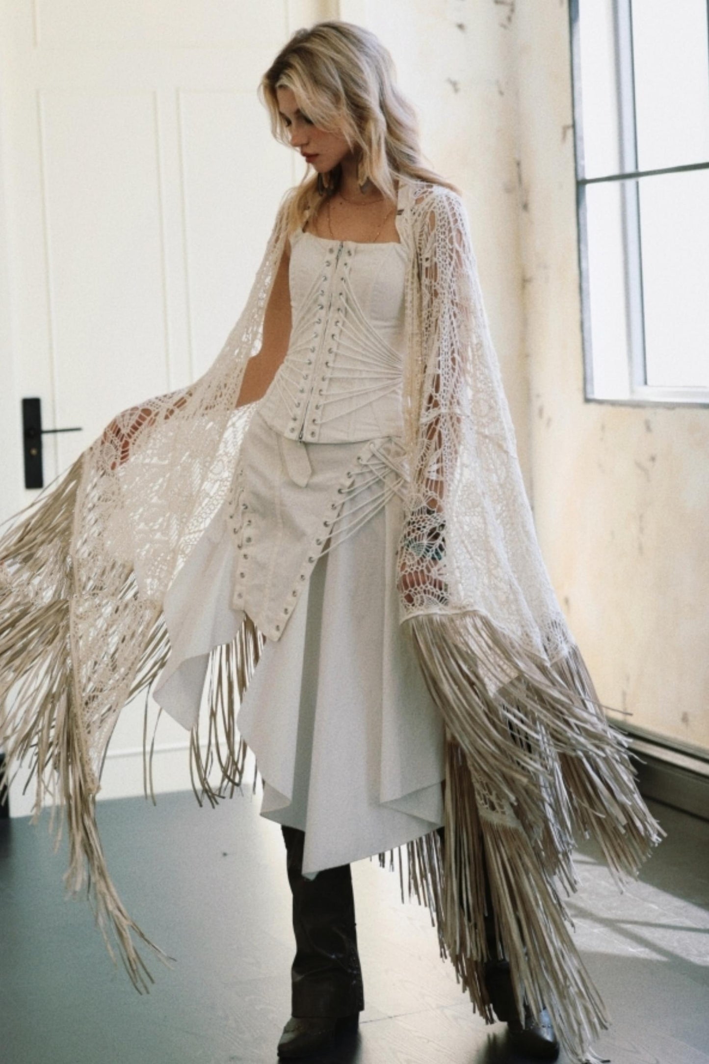 Strappy Flare Skirt Set