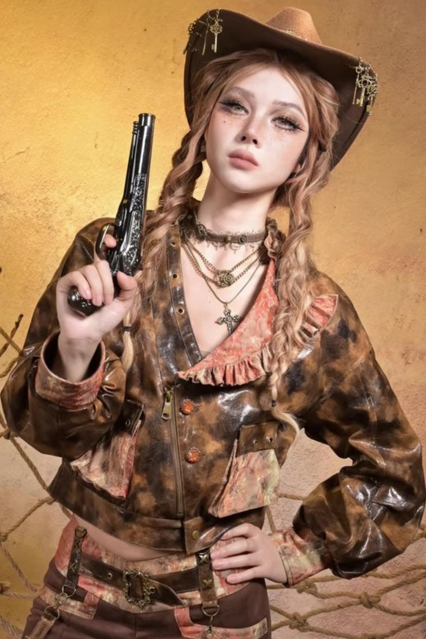 Melard Lace Steampunk Jacket Set-Up