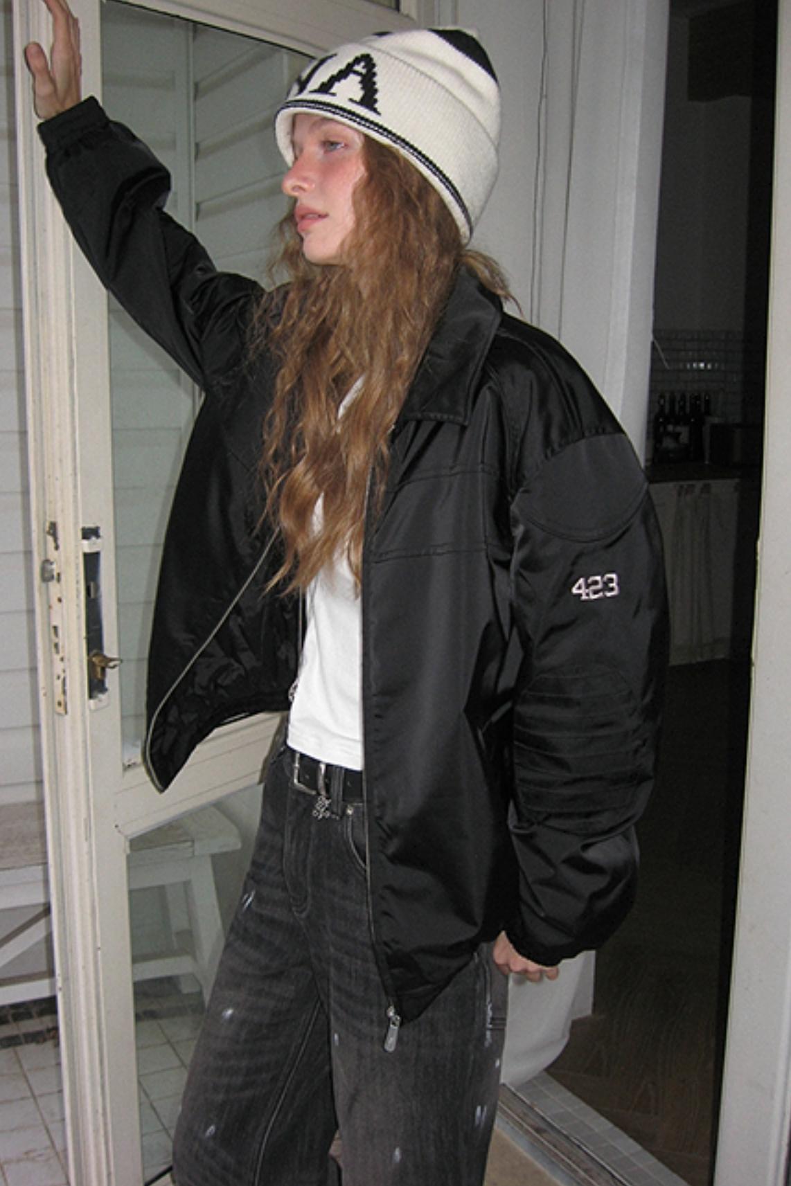 Uena Black Cotton Jacket