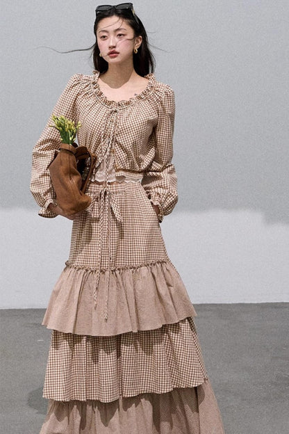 Cotton Strappy White Shirt Two-Piece Set-Up