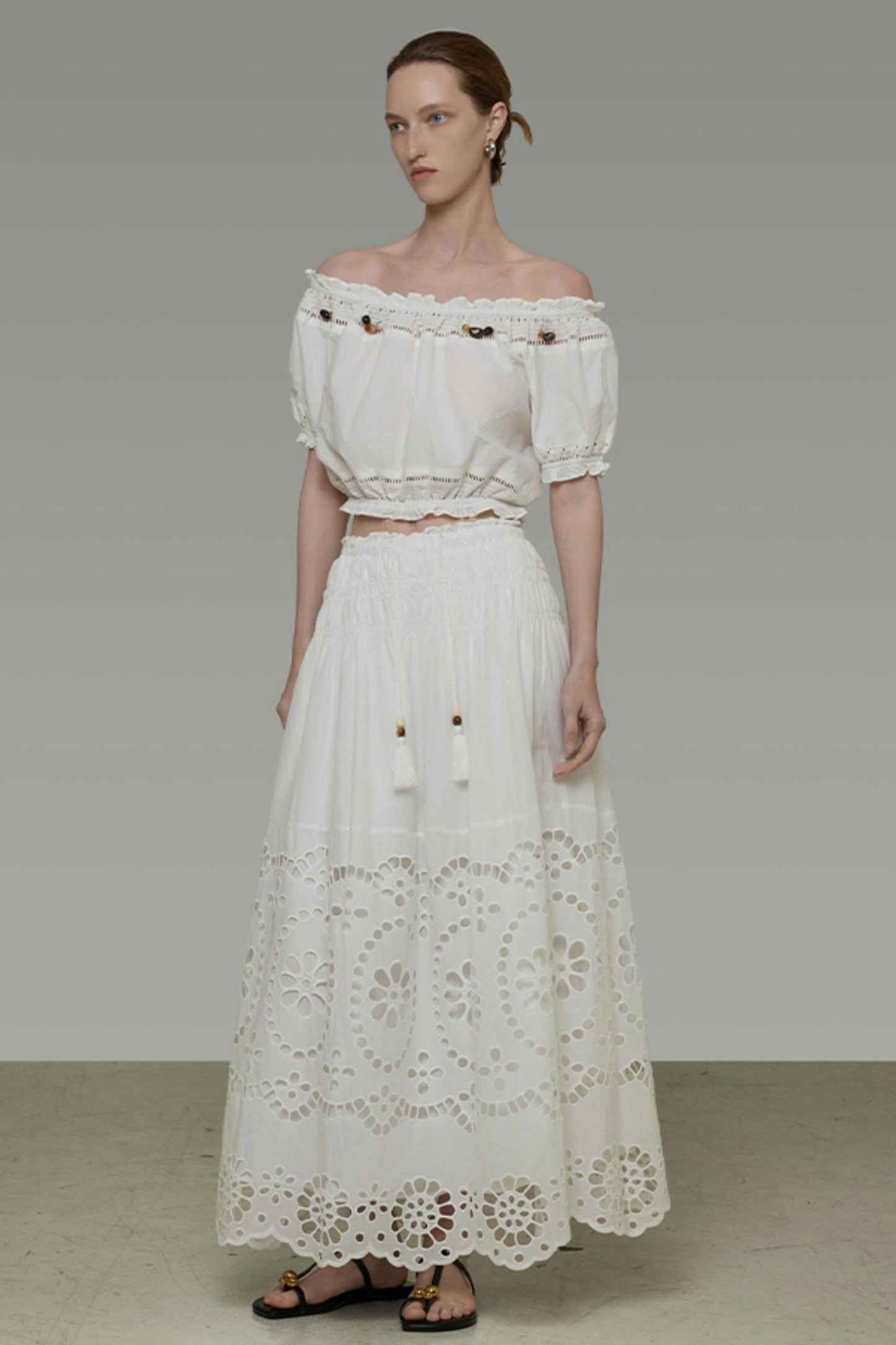 One-Shoulder Summer Skirt Top Set-Up