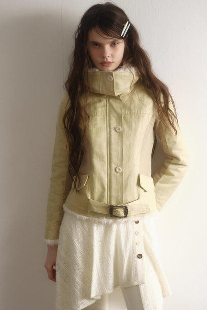 Vintage Green Cotton Jacket