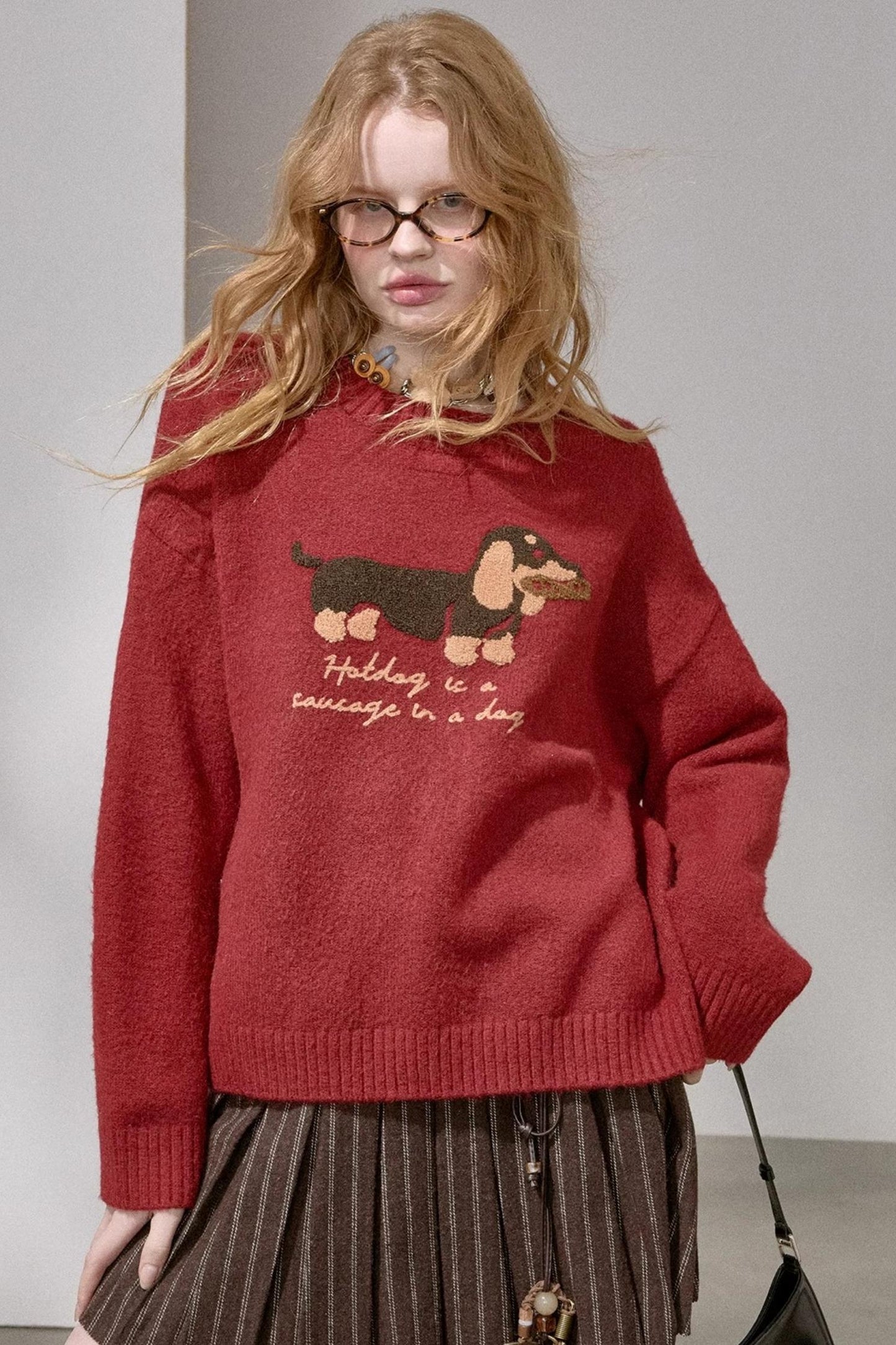 Dachshund Knit Sweater