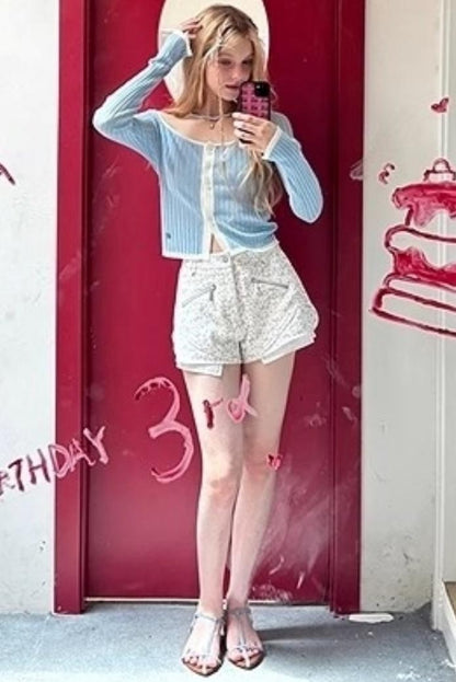 Lime Tencel Square Neck Sweater