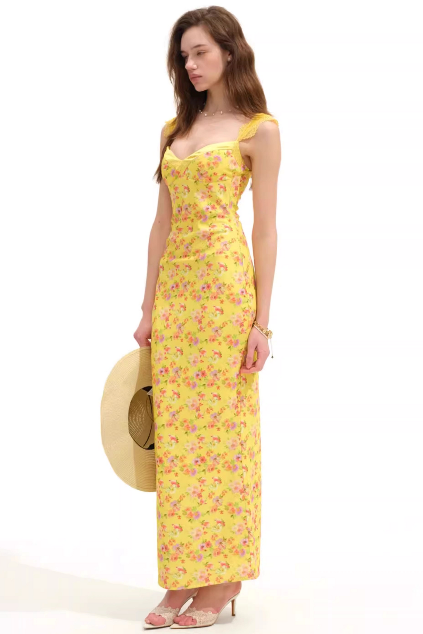 Romantic Polka Dot Lace Dress