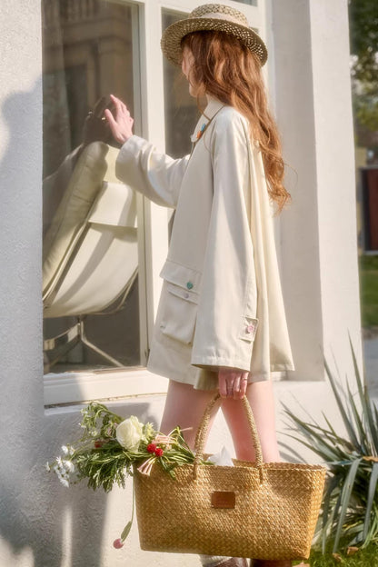 Button Collector Trench Coat