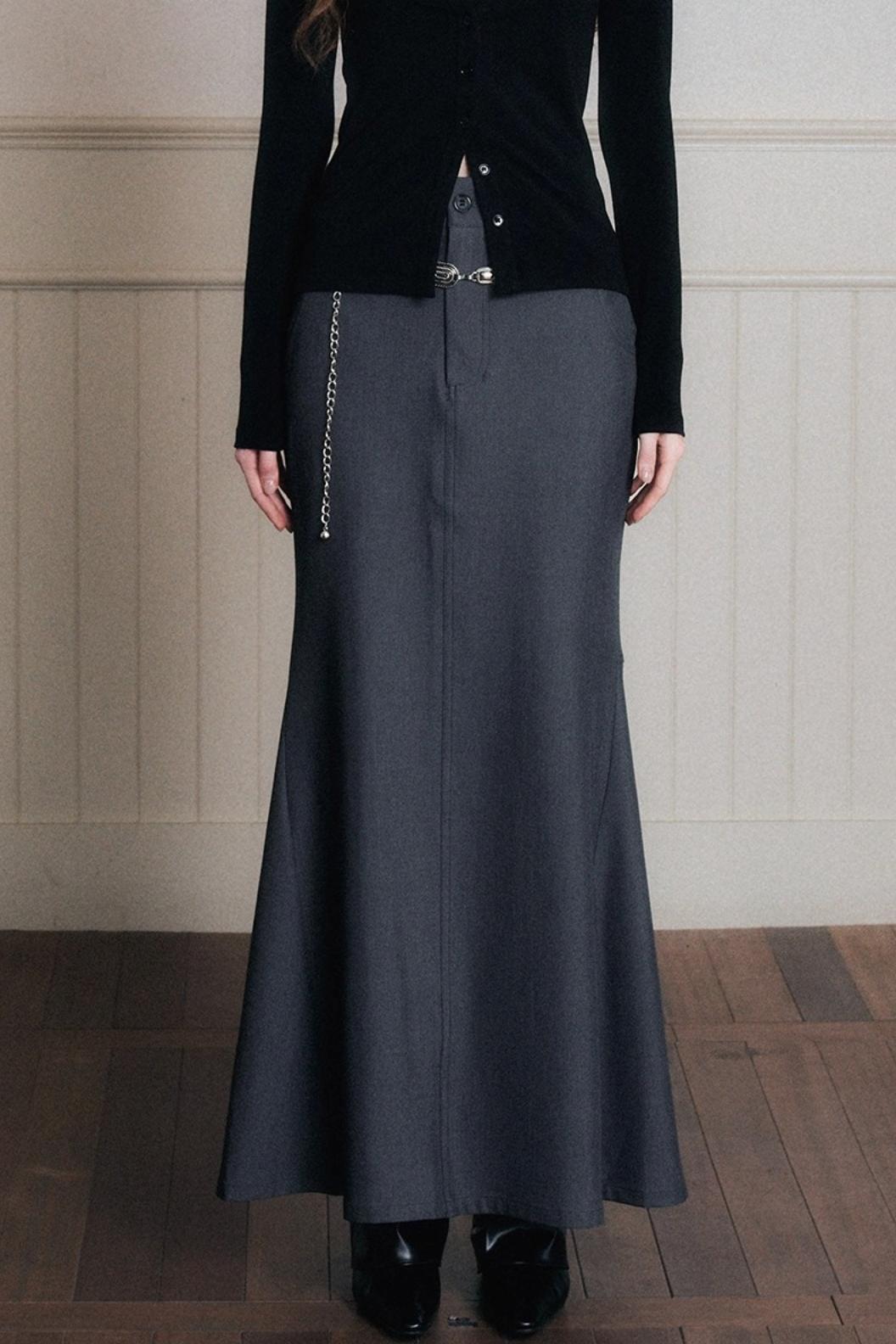 Mermaid High-Waisted A-Line Skirt