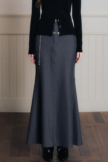 Mermaid High-Waisted A-Line Skirt