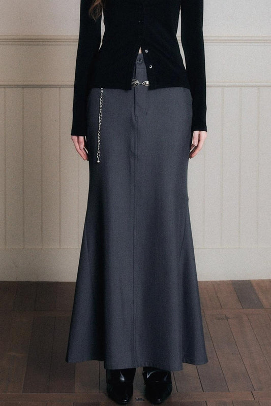 Mermaid High-Waisted A-Line Skirt