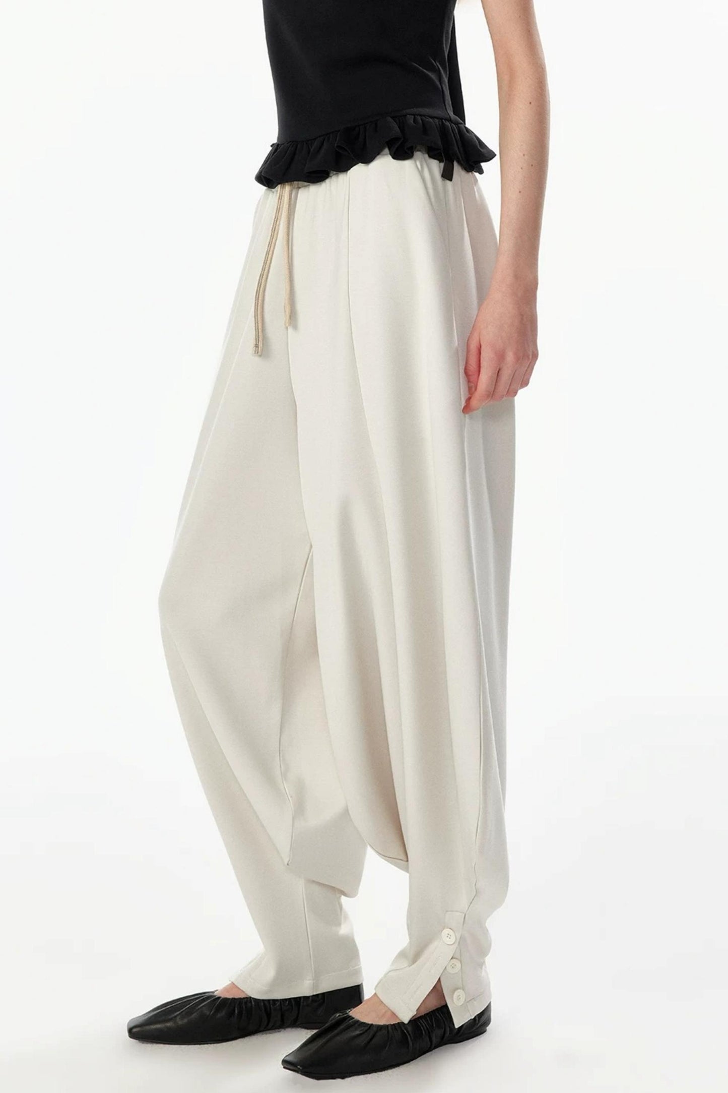 Lantern Cut Jogger Pants