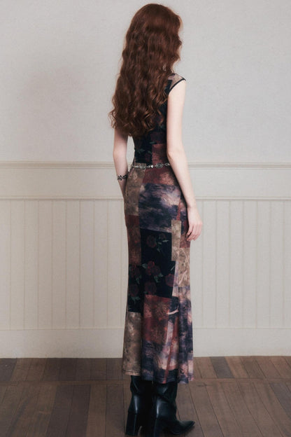 Vintage Chinese Cheongsam Dress