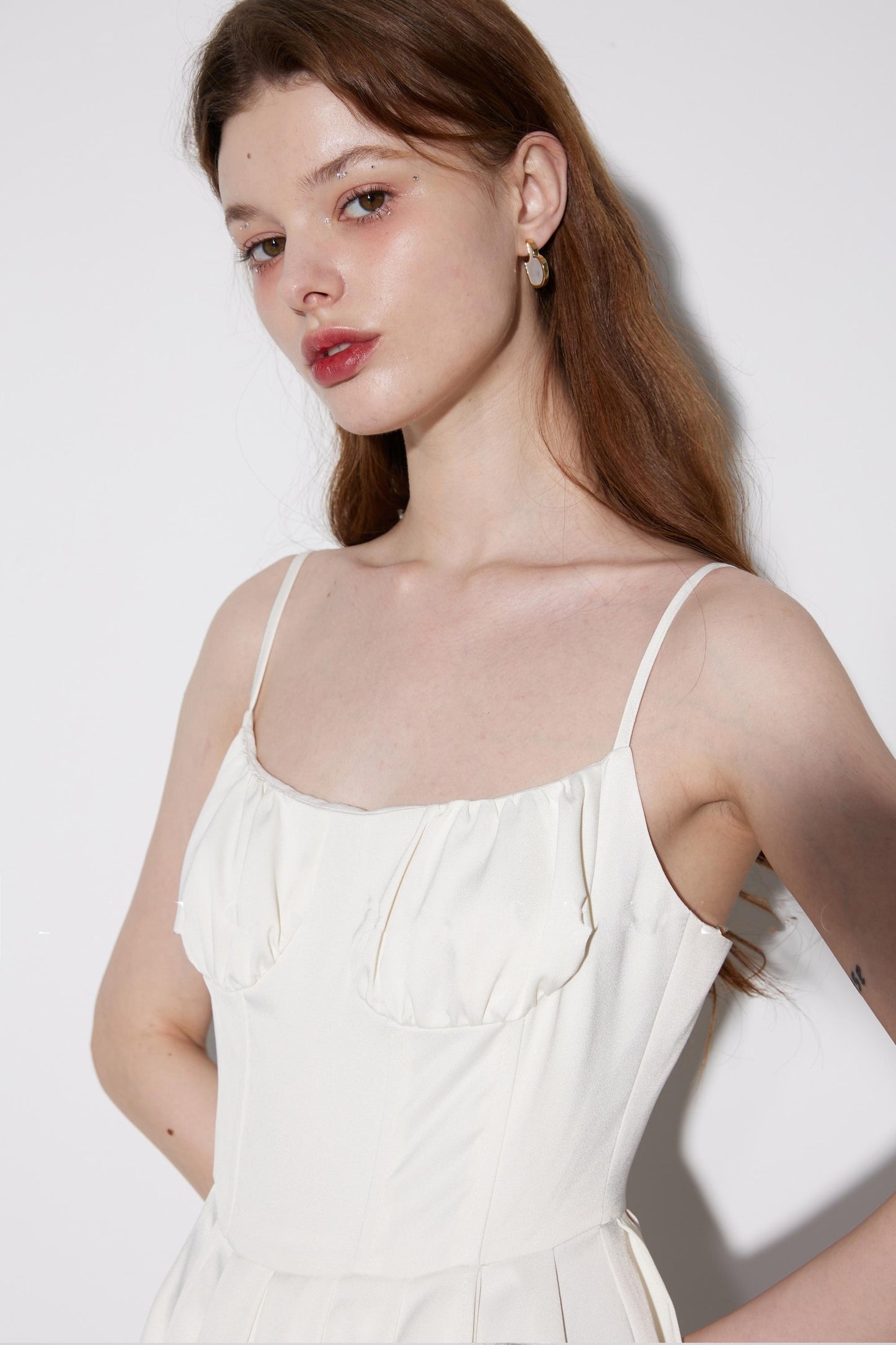 Summer Pink Shadow Midi Dress