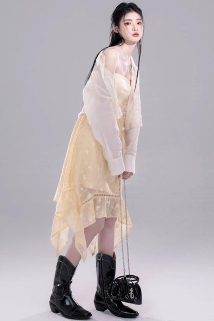 Belle Lace White Shirt