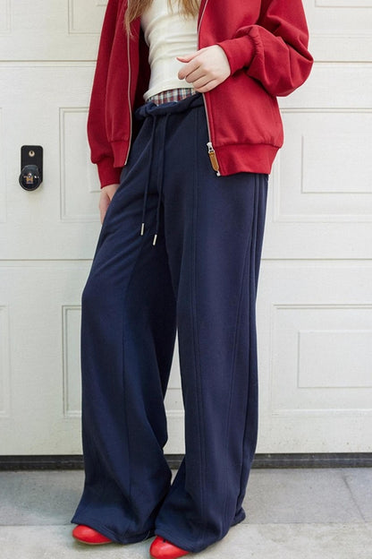 Embroidered Waist Pants