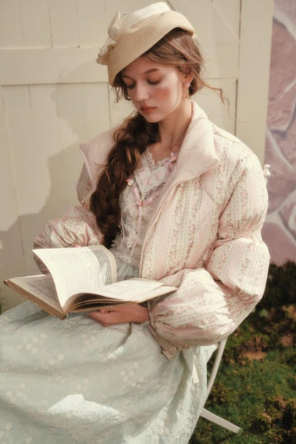 Lace Splicing Pastoral Dress