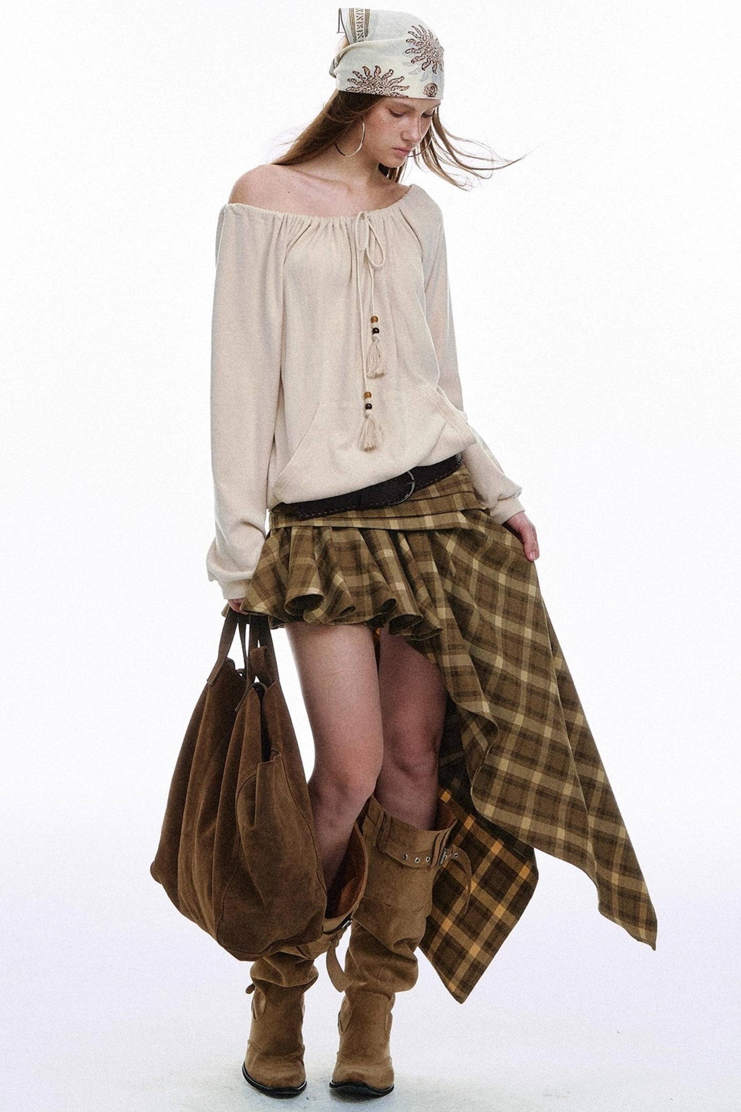 Bohemian One-Shoulder Top