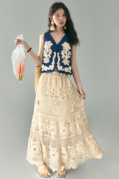 Wilderness Flower Maxi Skirt