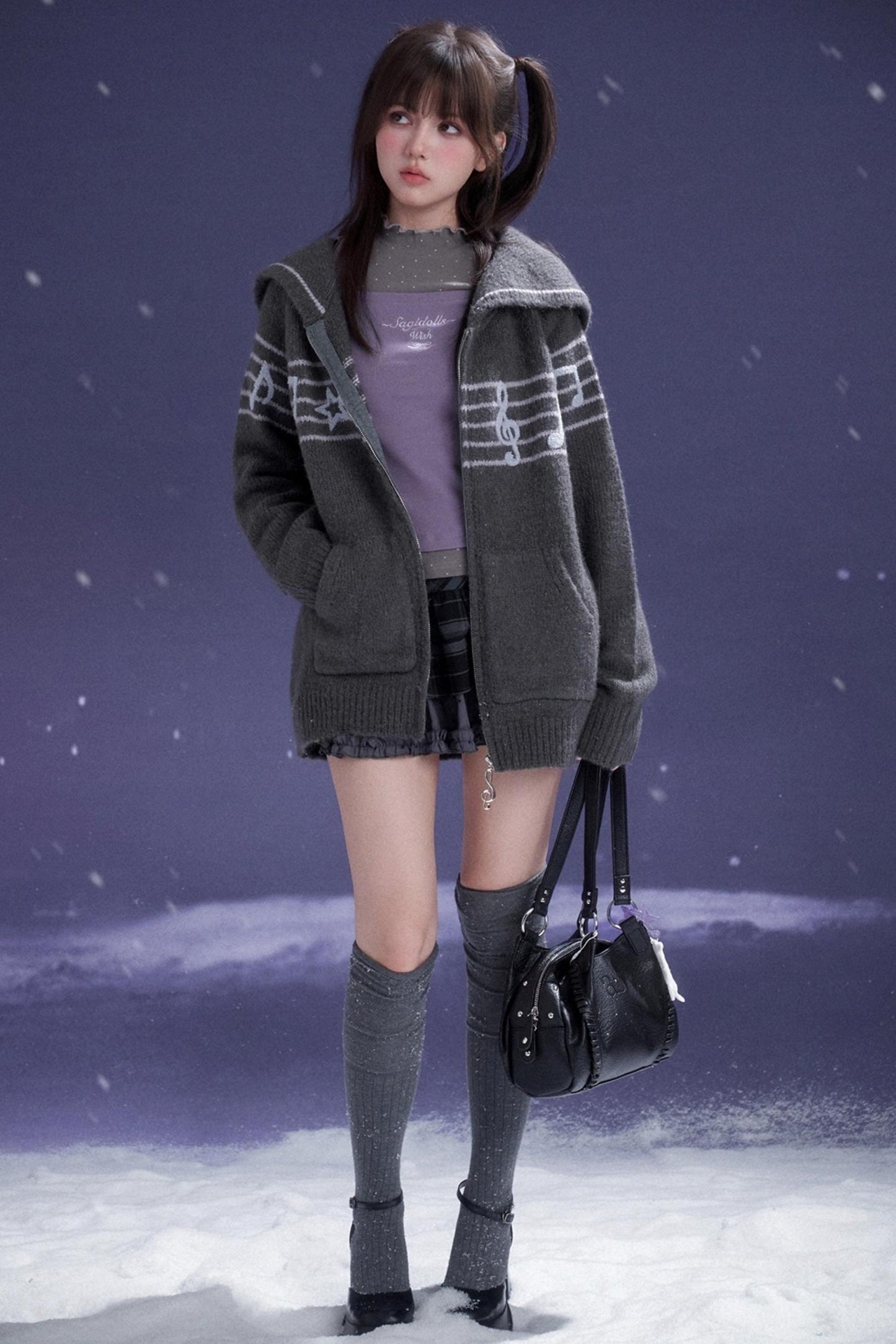 Sweet Cool Lapel Sweater