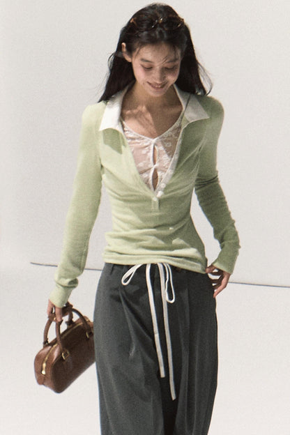 Breath Wide-Leg Pants