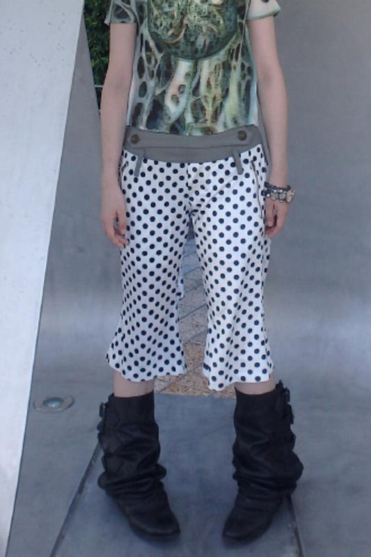Front Polka Dot Pants