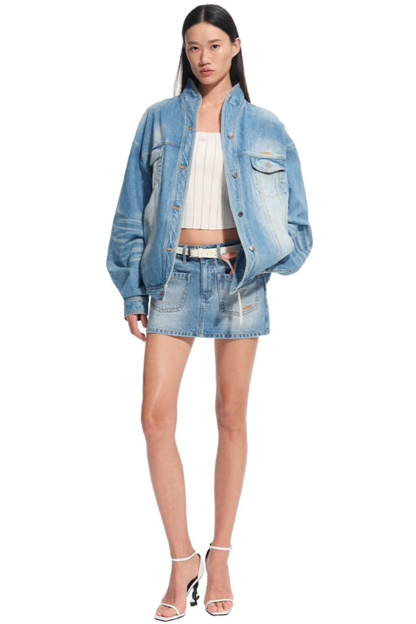 Modern Water Straight Skirt