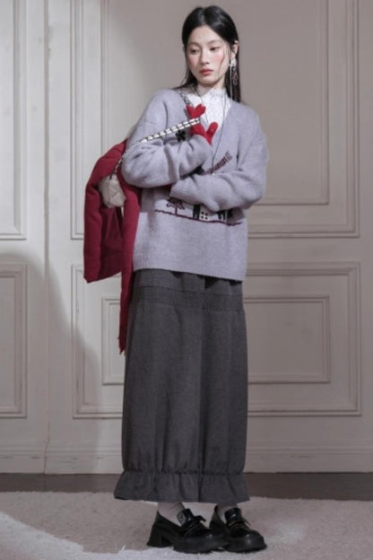 Soft Mist Purple Wool Sweater