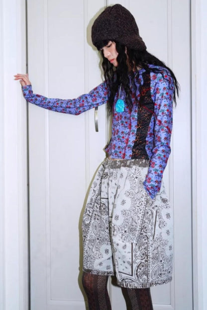 Vintage Leopard Velvet T-Shirt