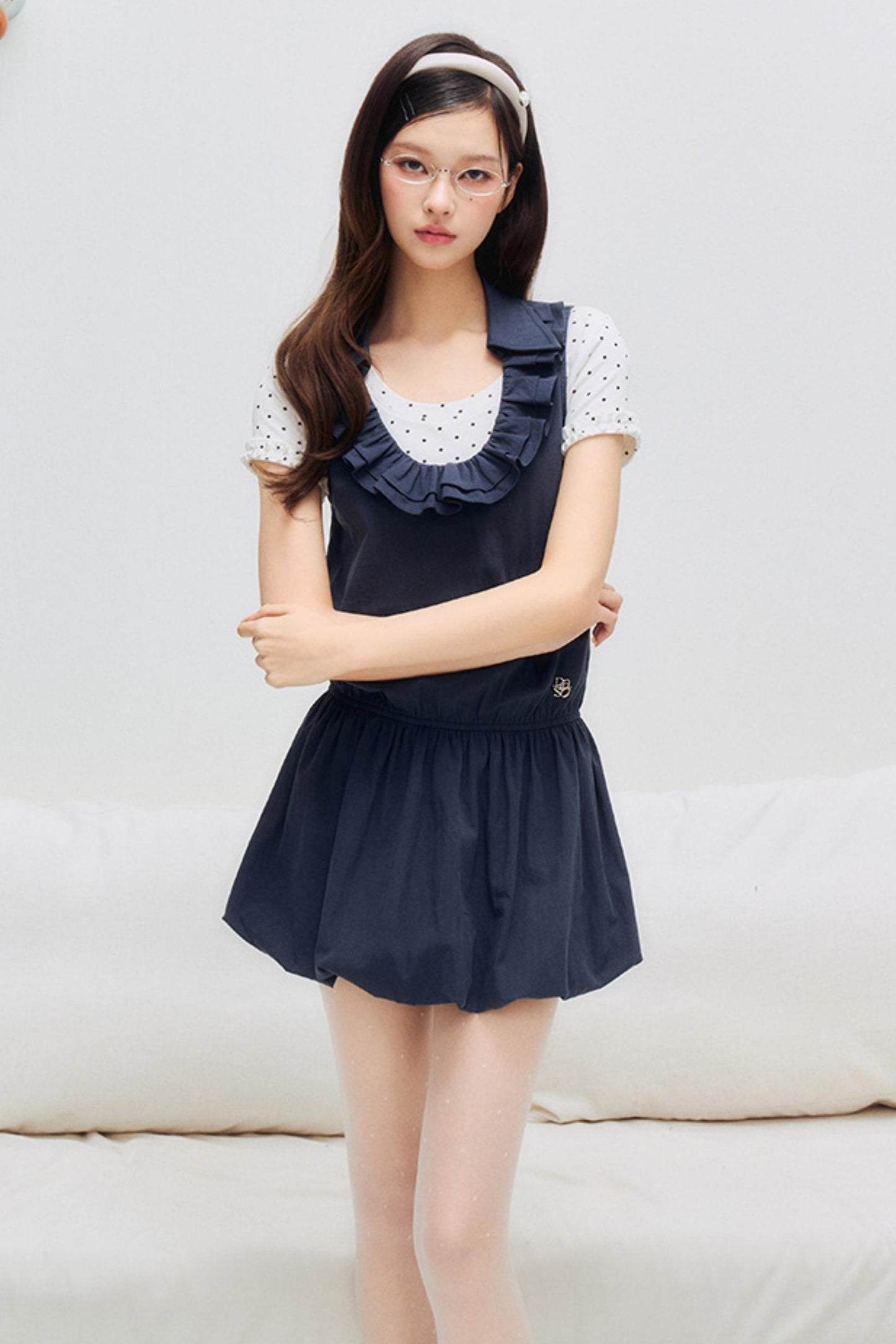 Floral Lace U-Neck Dress