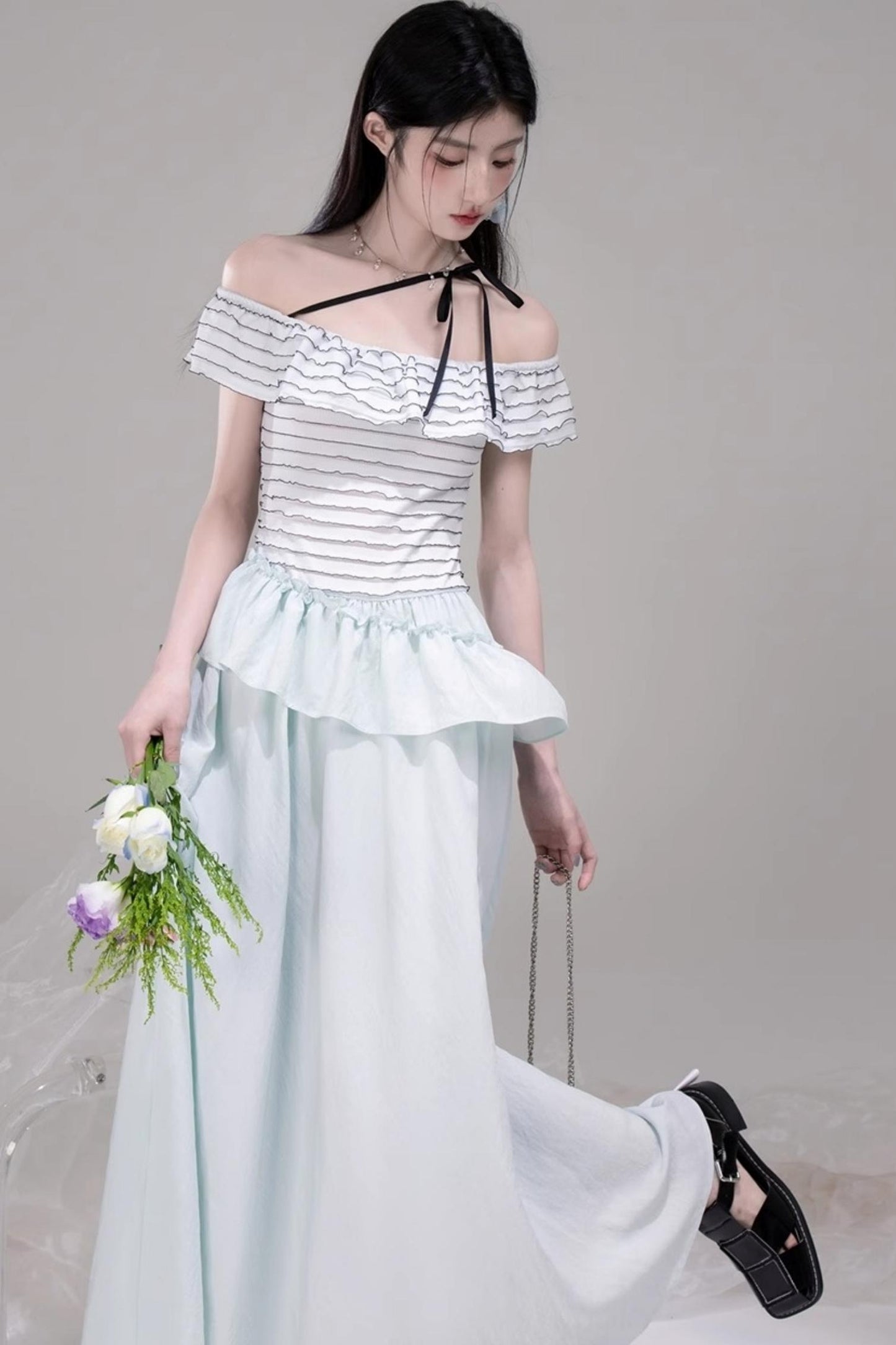 Aurora One-Shoulder A-Line Dress