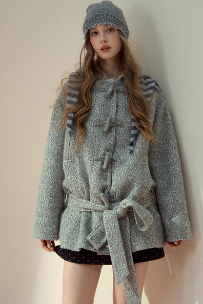 Collegiate Style Sheep Wool Jacket