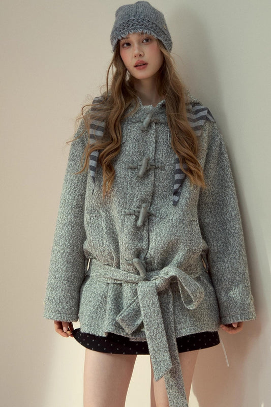 Collegiate Style Sheep Wool Jacket