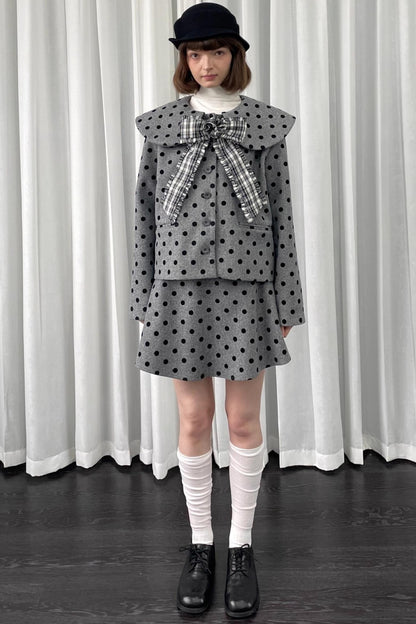 Vintage Plaid Bow Brooch