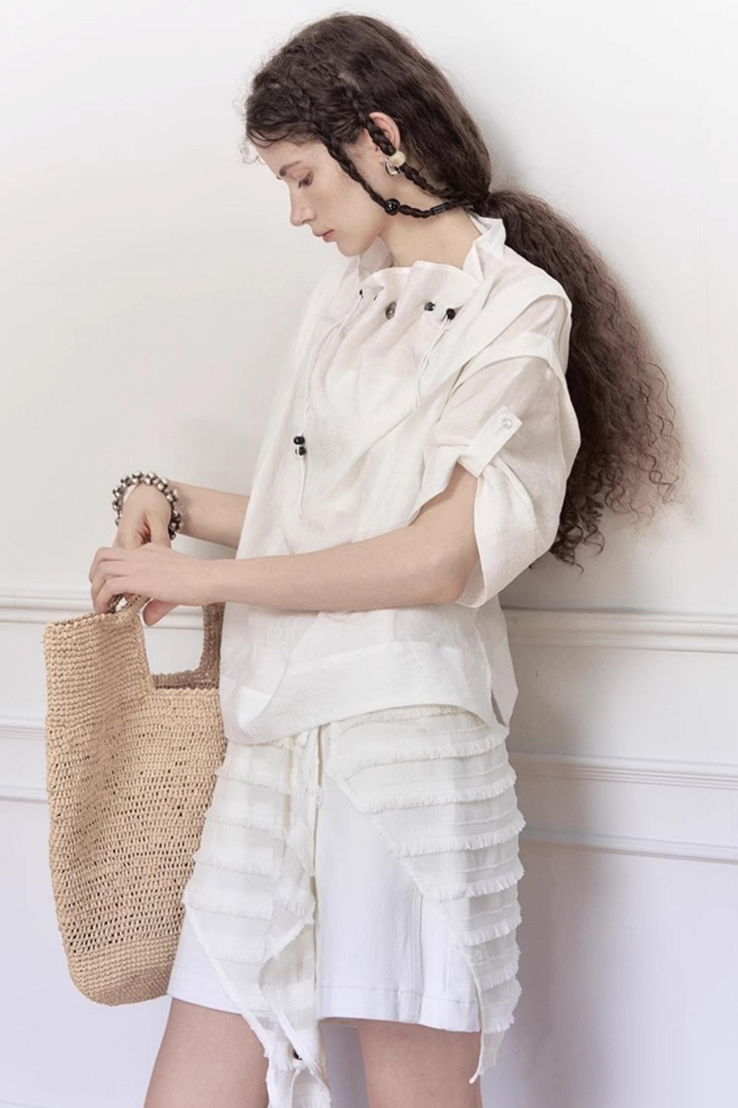 Yuan Beaded Summer Top