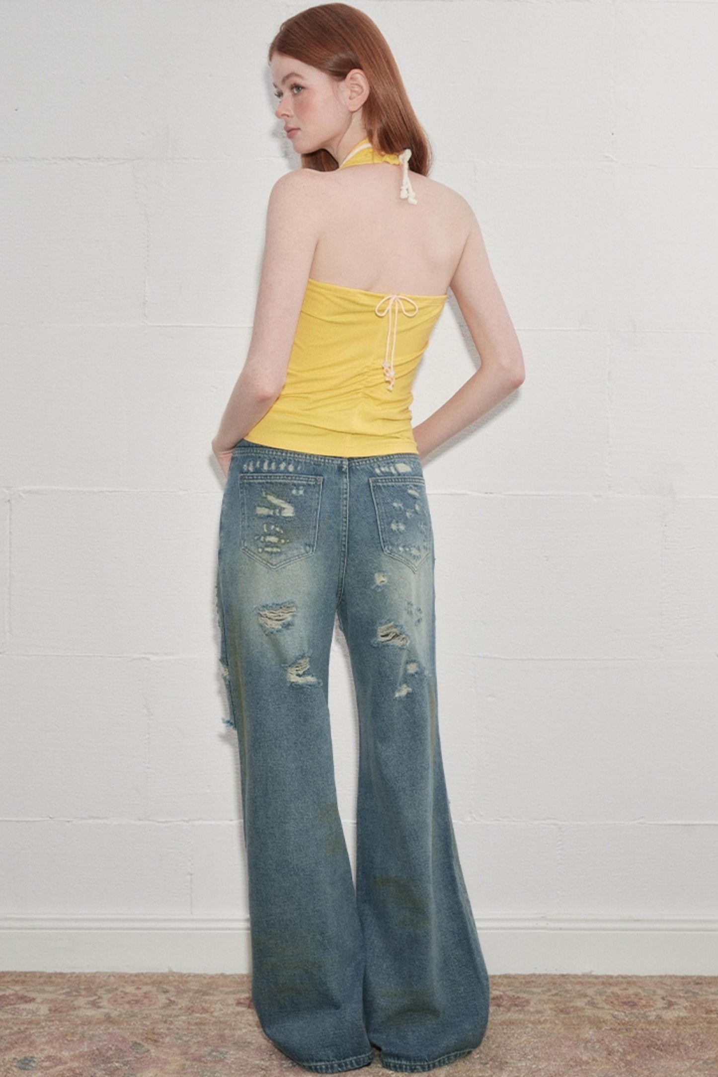 Summer Chic Distressed Jeans