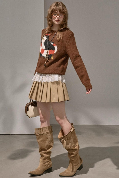 Vintage Crew Neck Sweater