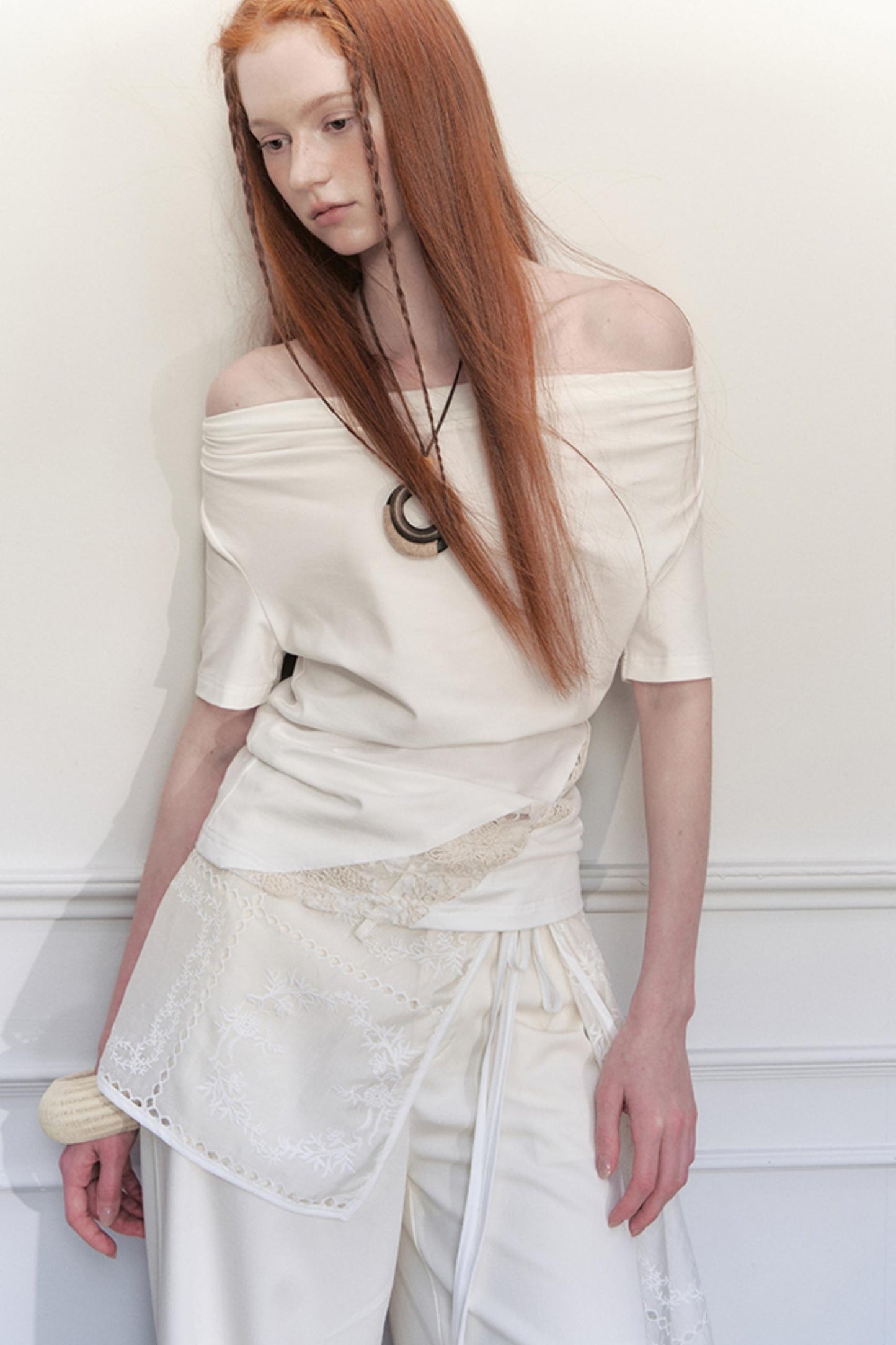 Asymmetrical Lace Top