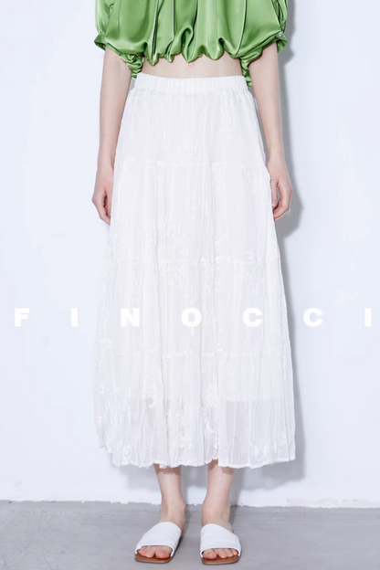 Romantic Lace A-Line Skirt