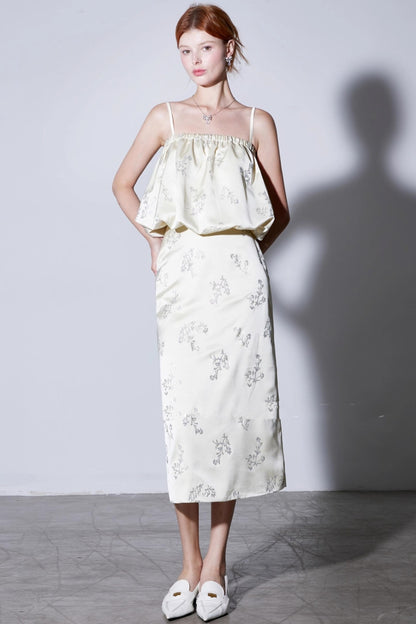 Silver Branches Luxury Suit Set-Up