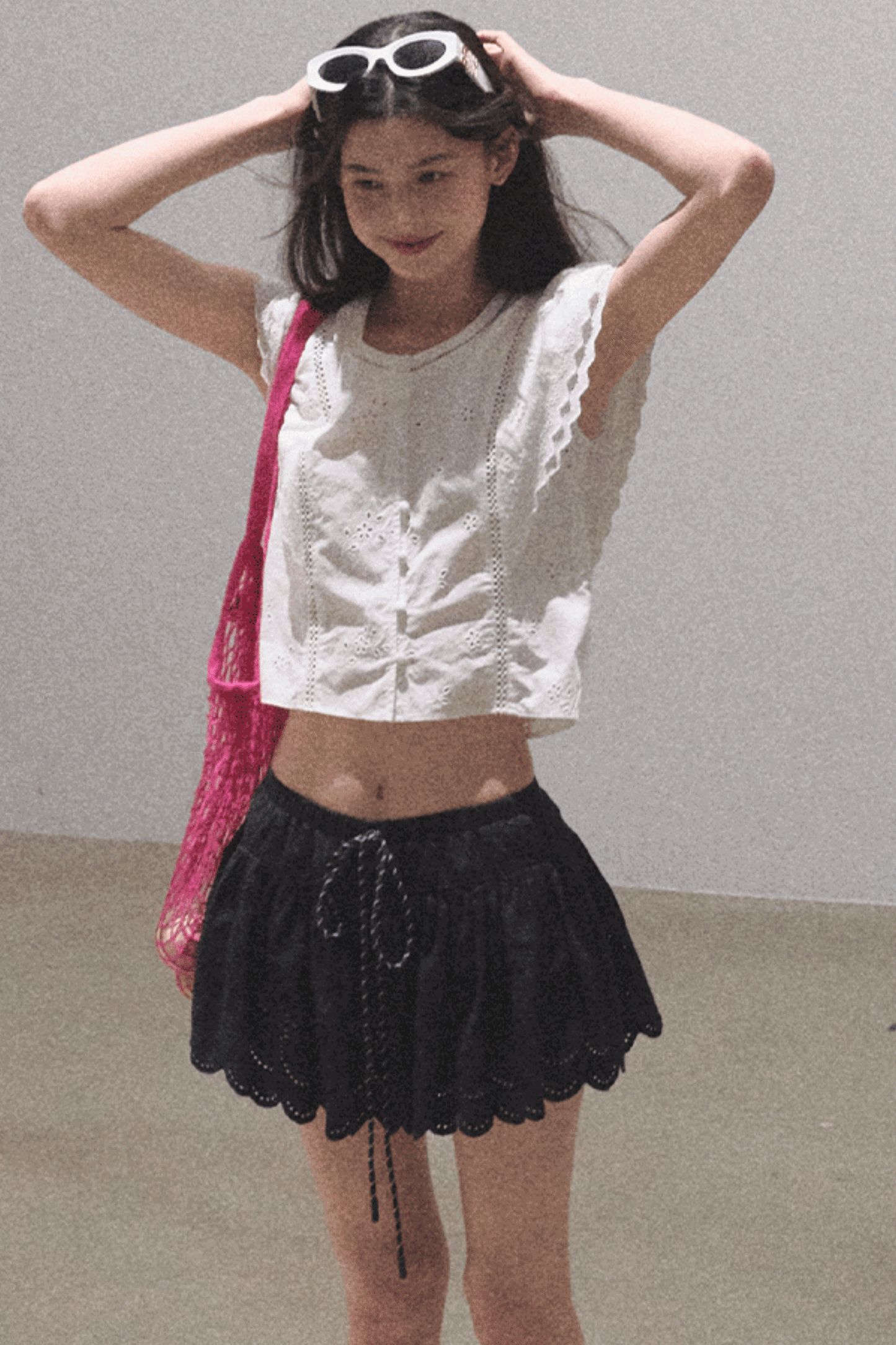 Lime Delight Bohemian Peplum Skirt