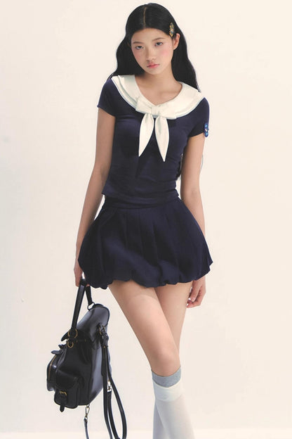 Sunset Pleated Skirt