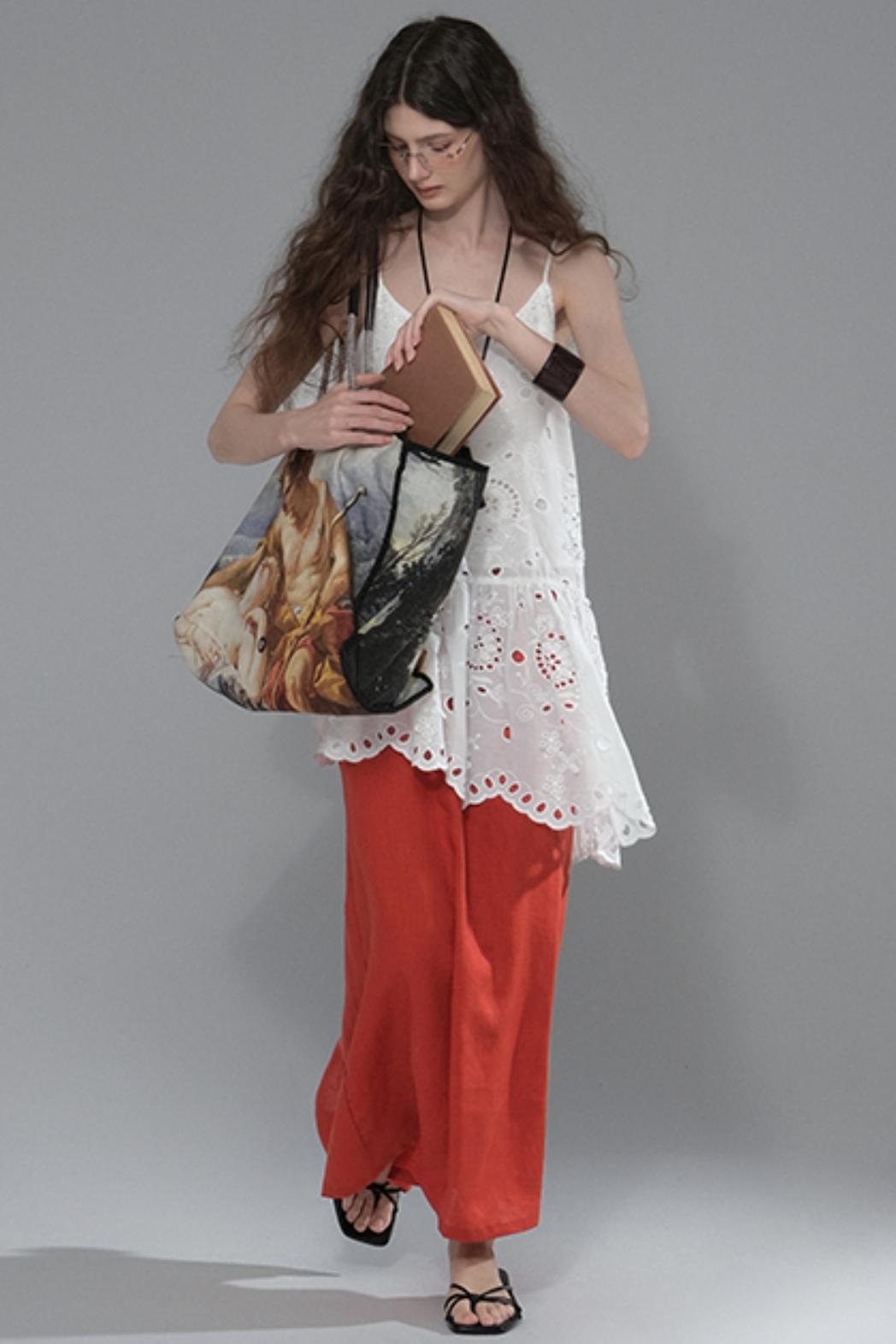 High Saturation Linen Skirt