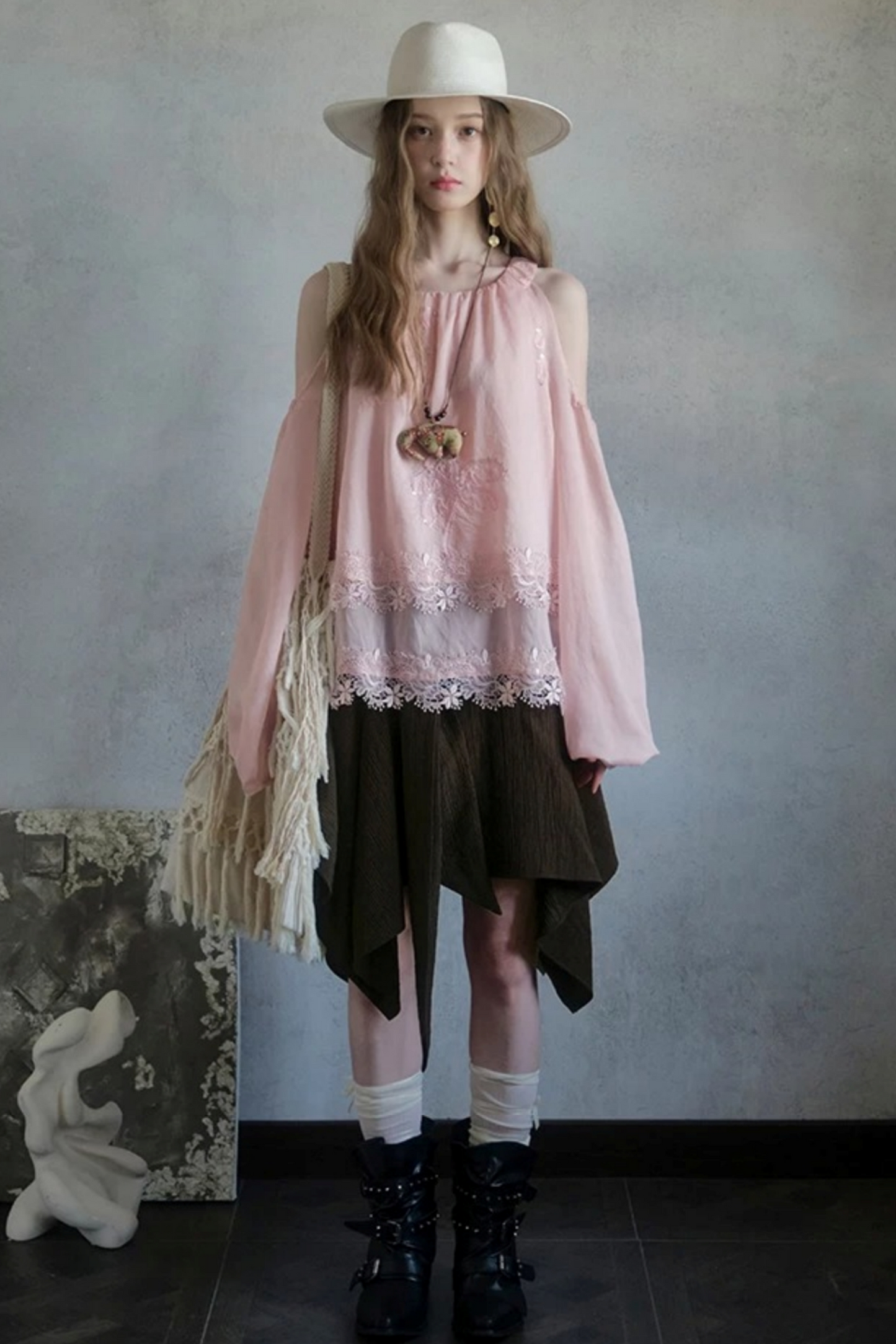 Frida Rose Lace Blouse