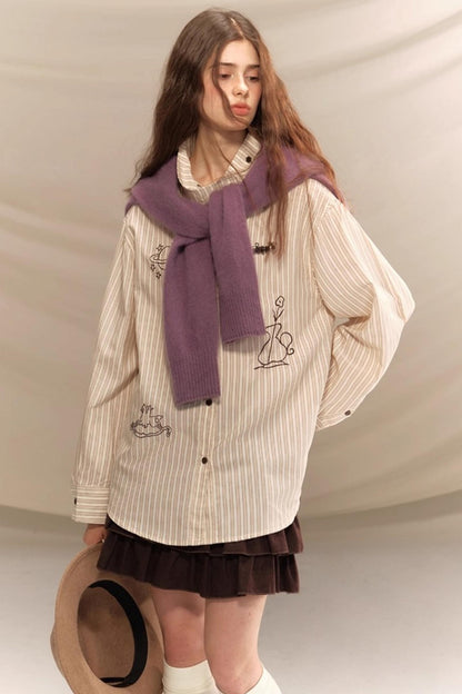 Vintage Pin Striped Shirt