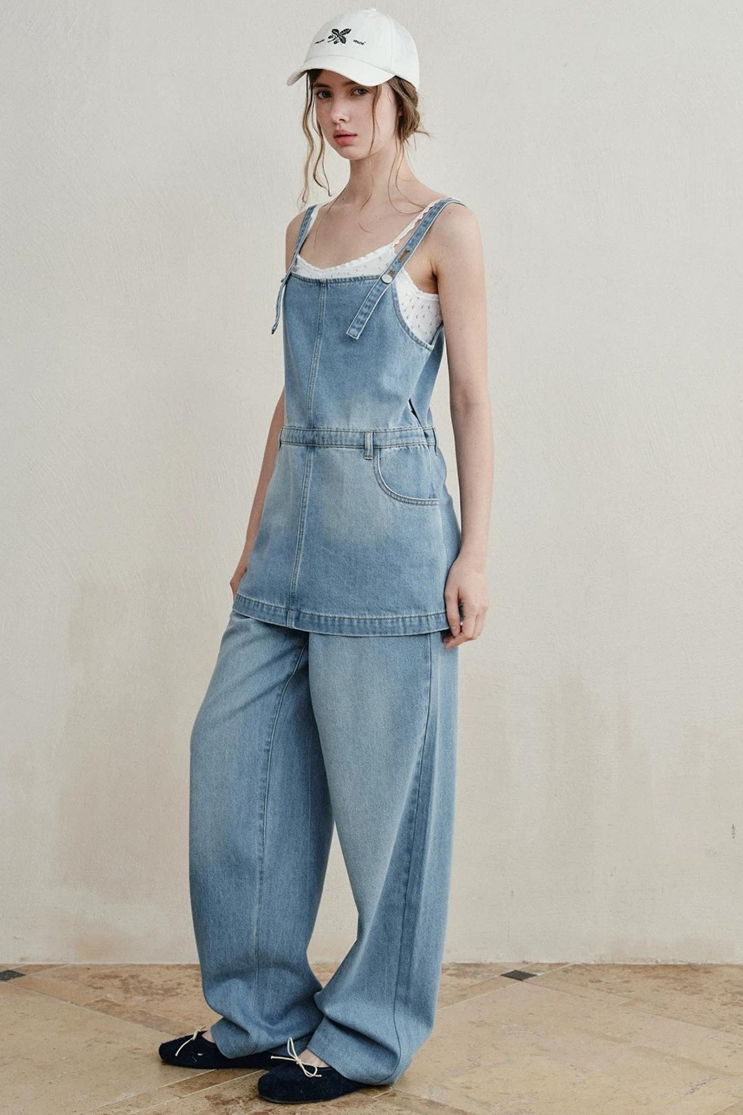 Sea Salt Washed Denim Pants