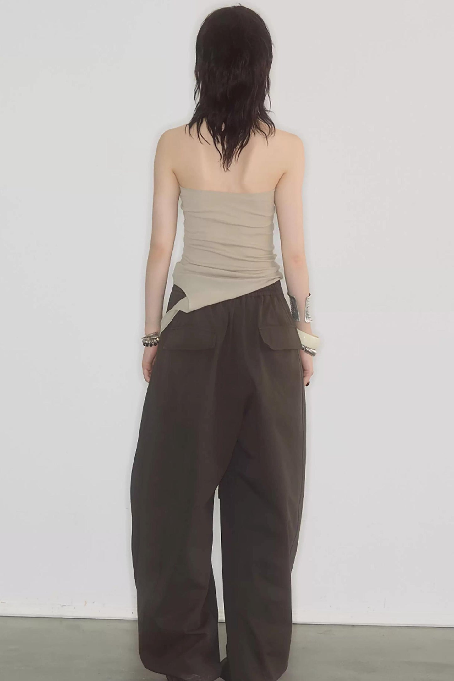 Breathable Layered Halter Neck Top