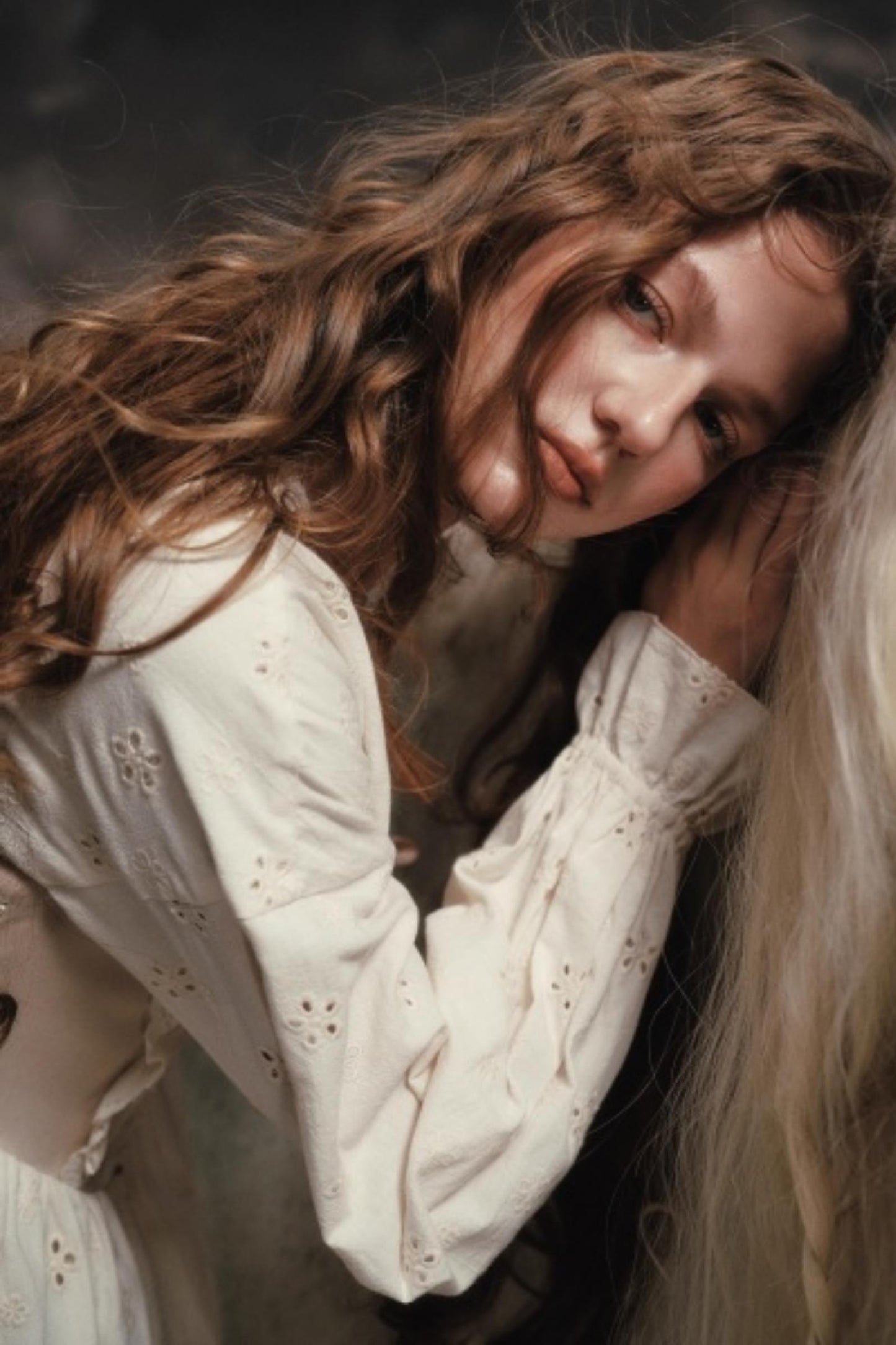 Lacemade V-Neck Denim Dress