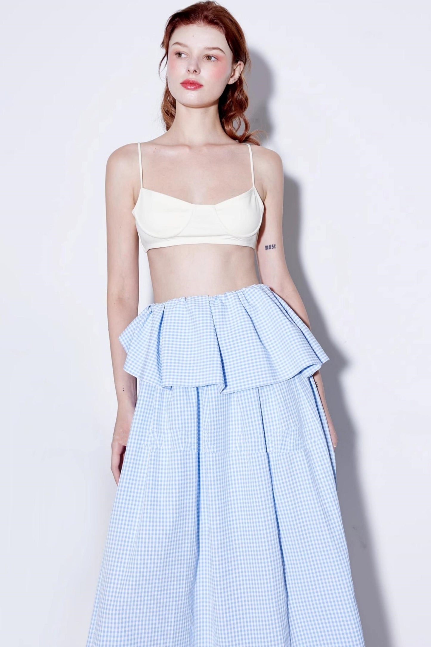 Summer Checkered Skirt