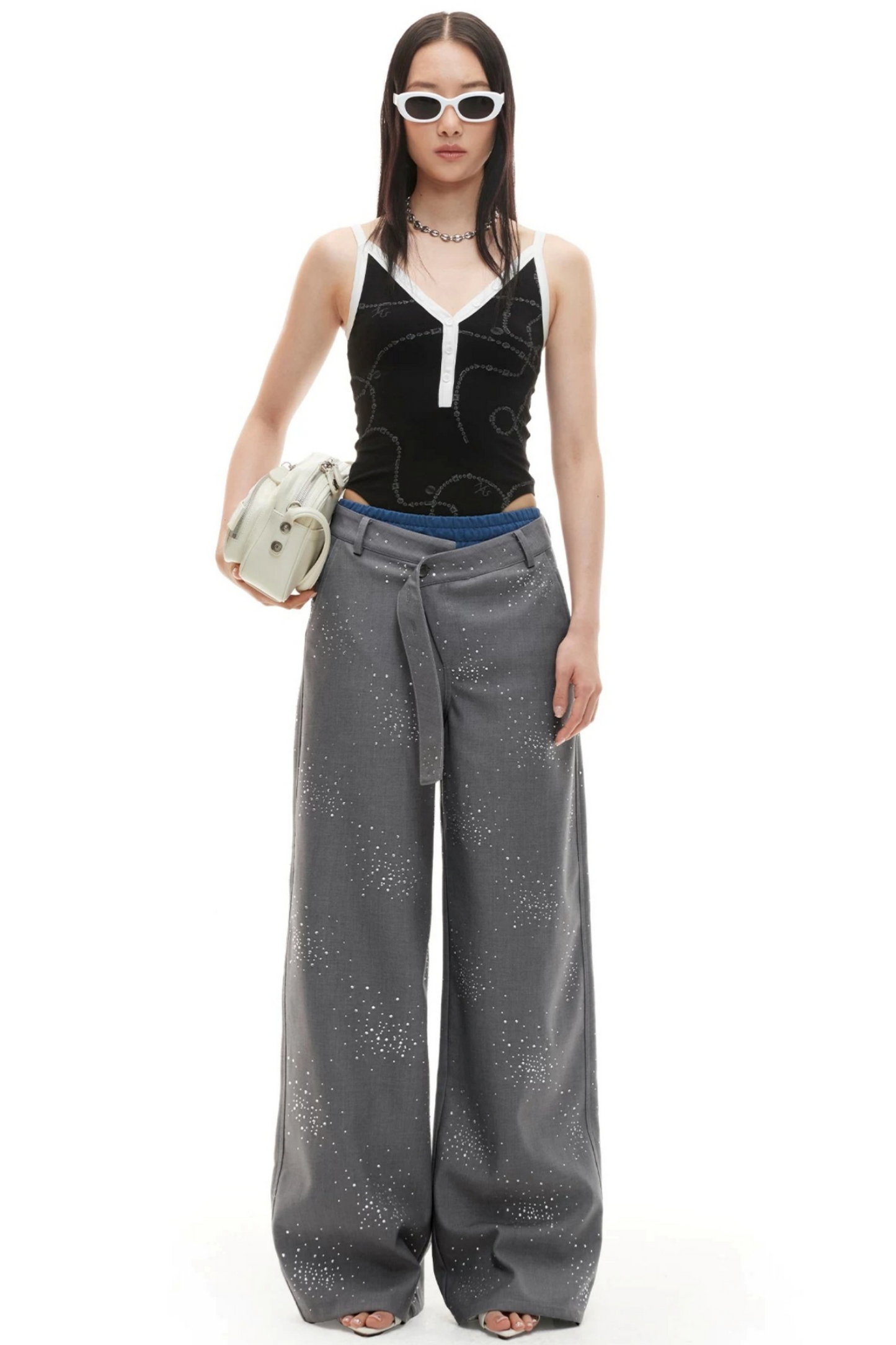 Color-Blocked Slim-Fit Camisole