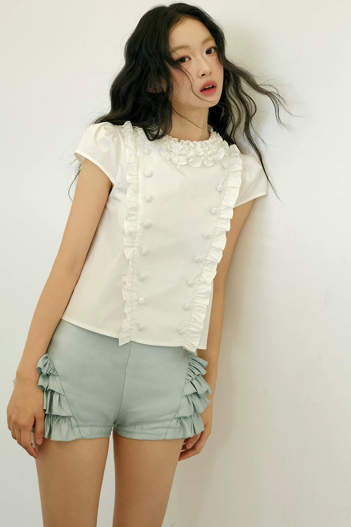 Ruffle Lace Bud Shorts