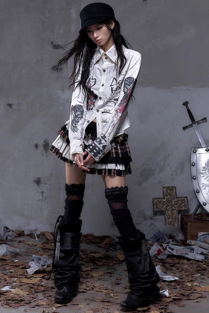 Vintage Rebel Slim Fit Long Sleeve Shirt